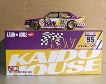 Kaido House X Mini GT – BMW E30 M3 “KW Suspensions” Edition – 1:64