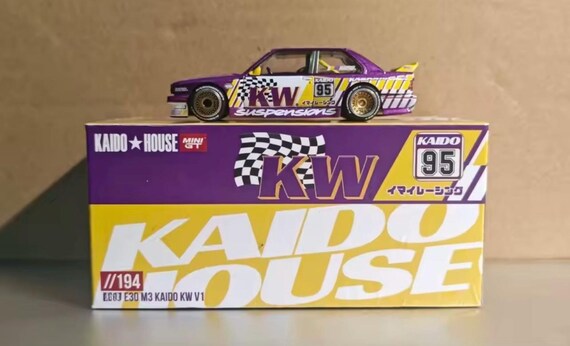 Kaido House X Mini GT – BMW E30 M3 “KW Suspensions” Edition – 1:64