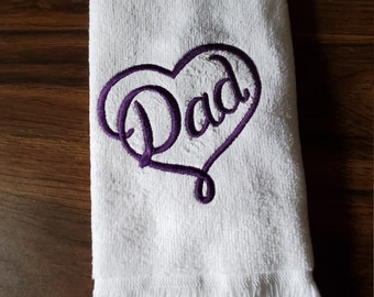 Embroidered Golf Towel for Dad