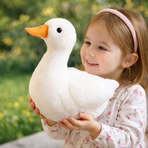 Oca di peluche, regalo per lei, decorazione per oca, accessori per la scrivania carini, decorazione per cameretta dei bambini, regalo di compleanno per bambini, regalo per baby shower