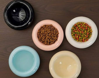 Cat Sushi Bowl: Handmade Ceramic Pet Treat Bowl - Etsy
