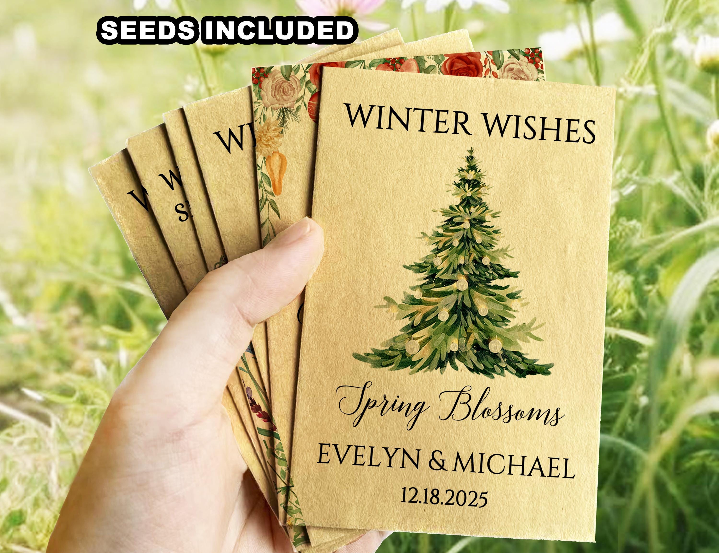 Personalized Wildflower Seed Packet