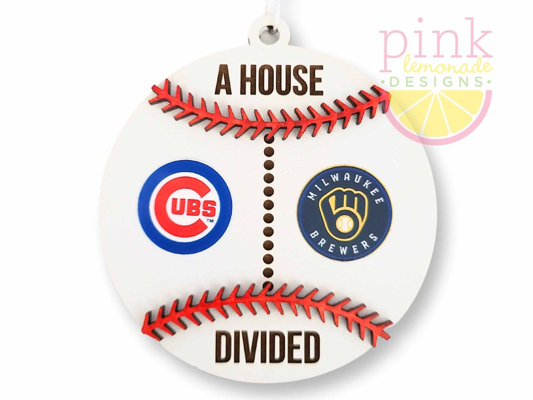 A House Divided Christmas Ornament for ANY Two Baseball Teams Etsy