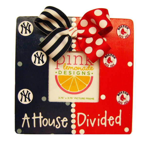 A House Divided Picture Frame Custom for ANY teams