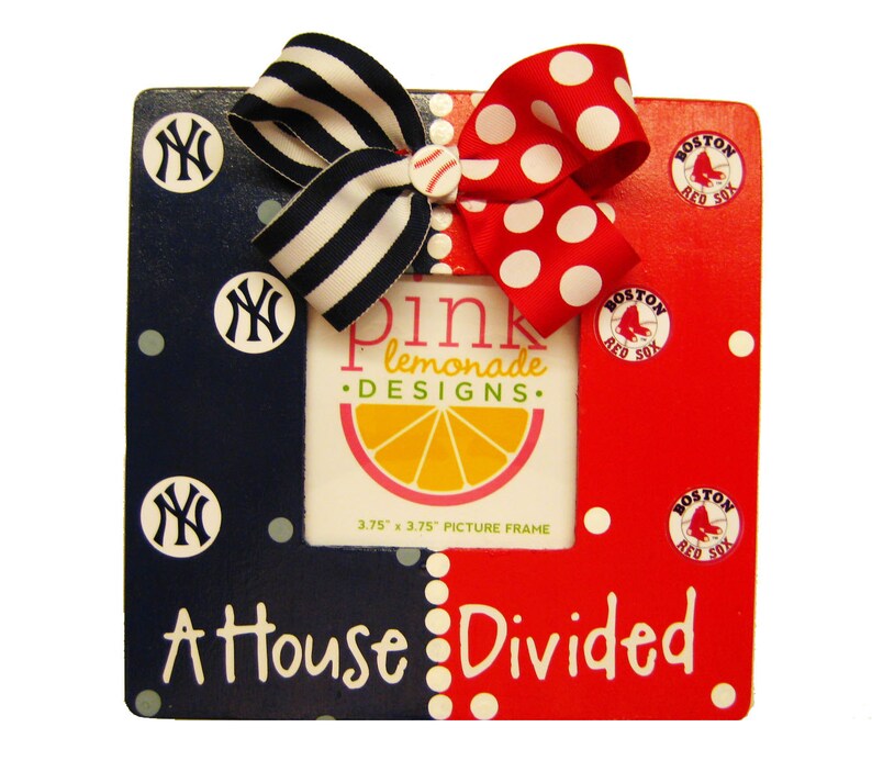 A House Divided Picture Frame Custom For Any Teams Image 0