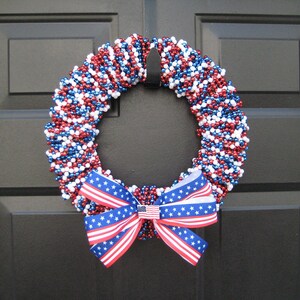 For the Littlest Republican A GOP Hair Bow USA Flag Ribbon image 5