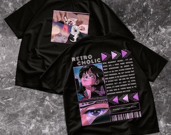 Dark Colors Retrocholic Purple T-Shirt
