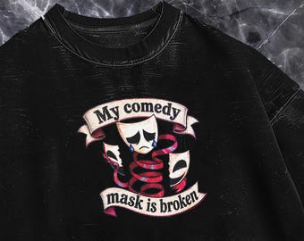 The Amazing Digital Circus Gangle My Comedy Mask Tshirt, All Colors Comfort Dark Style Cartoon