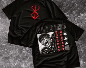 Dark Colors Guts Berserk Manga Symbol T-Shirt