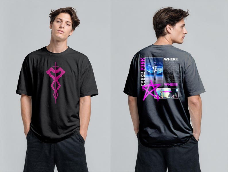 Dark Colors Cyberpunk Edgerunners Lucy T-Shirt image 3