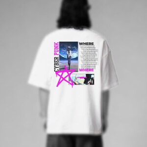 Comfort Colors Cyberpunk Edgerunners Lucy T-Shirt | Heart Sword Shirt image 5
