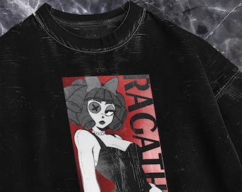 The Amazing Digital Circus Ragatha Martini Vintage Retro Tshirt, All Colors Comfort Dark Style Cartoon