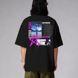 Dark Colors Cyberpunk Edgerunners Lucy T-Shirt image 4