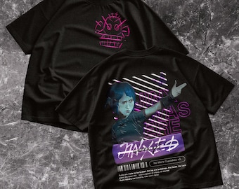 Dark and Comfort Colors Arcane Jinx T-Shirt | League of Legends Inspired Tee GET JINXED