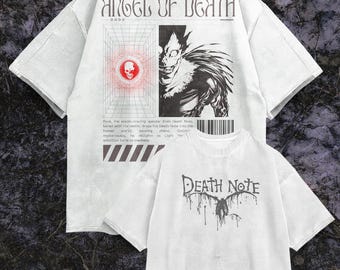 Comfort Colors Death Note T-Shirt | Anime graphic, Shinigami art, Manga typography