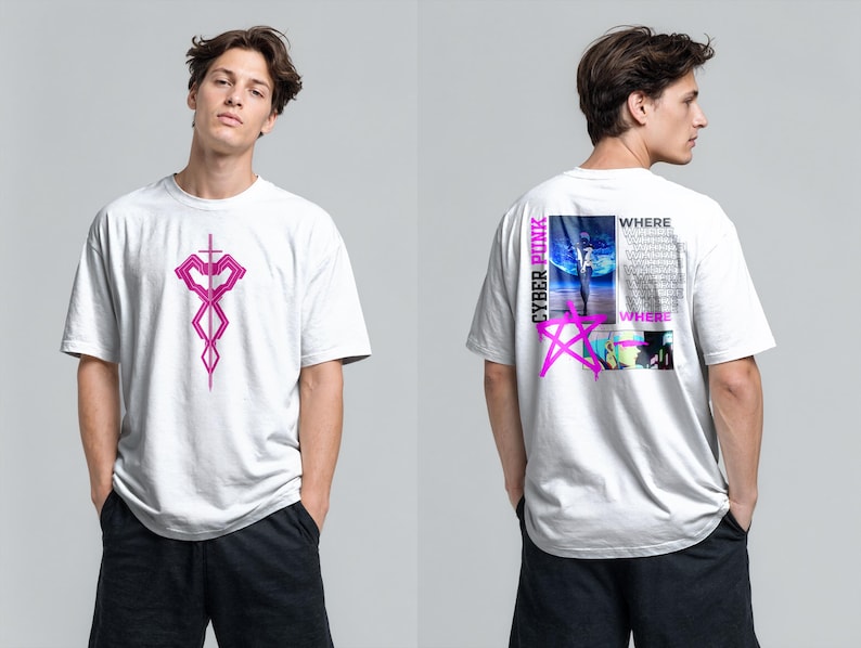 Comfort Colors Cyberpunk Edgerunners Lucy T-Shirt | Heart Sword Shirt image 3