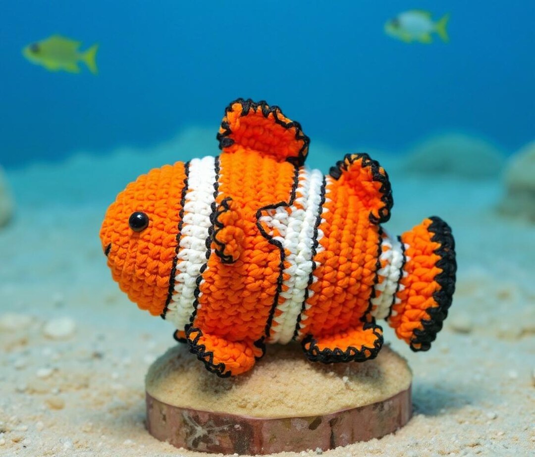 Clownfish Crochet Pattern (PDF Pattern) - Etsy Australia