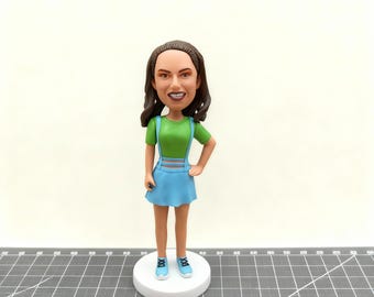 Custom Female Bobblehead Doll, Personalized Gift for Her