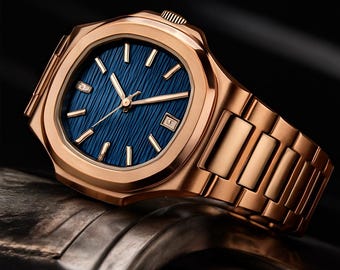 Montre à quartz en acier inoxydable pour homme avec cadran carré /19