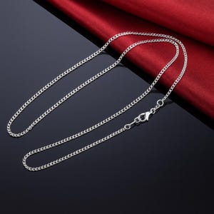 Chaîne Collier En Argent Massif 925 Vintage - 37,6g - Pour Homme Et Femme