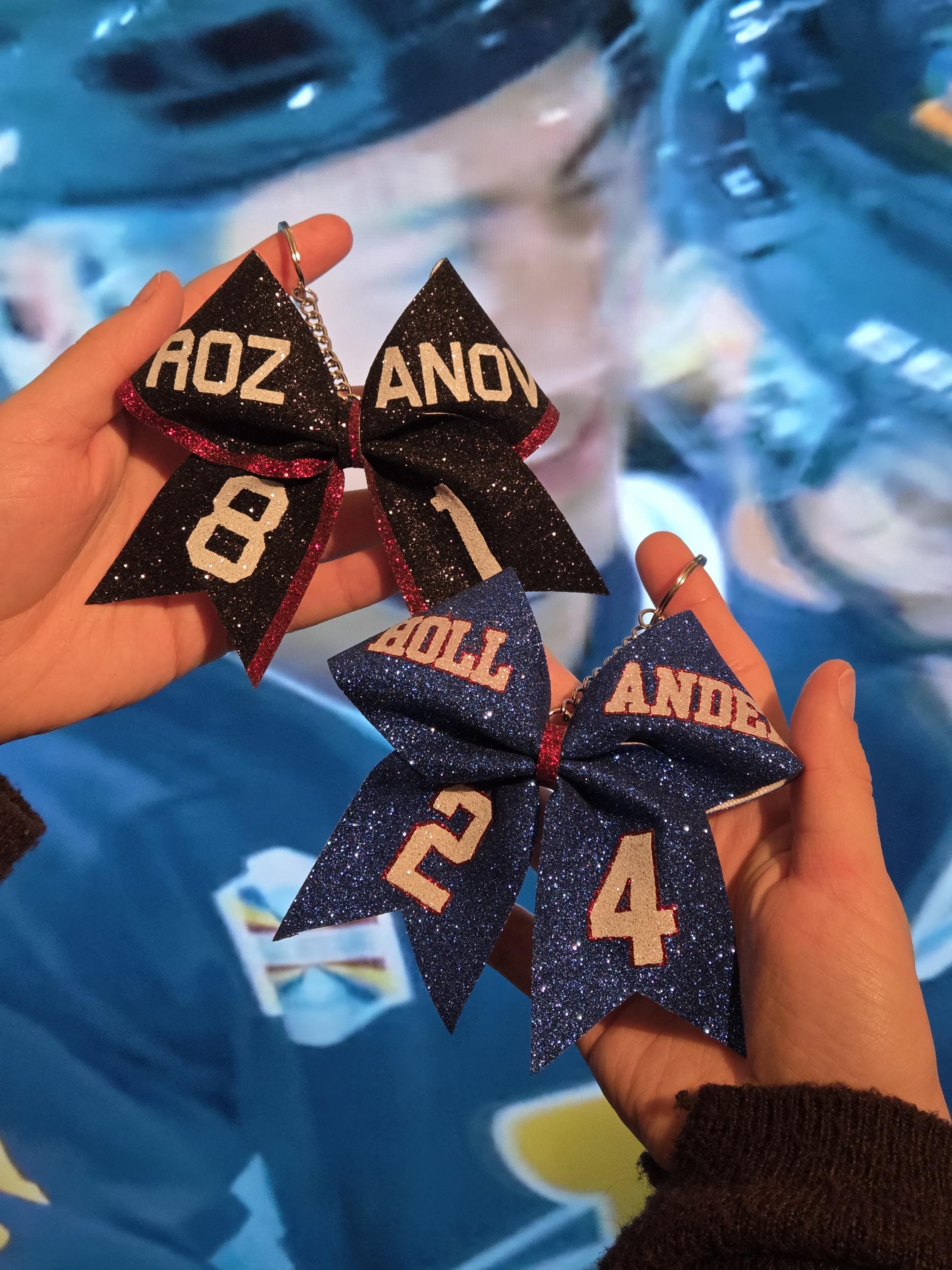 HEATED RIVALRY Sparkly and Fierce Fan Cheer Charm Bow to Support You ...