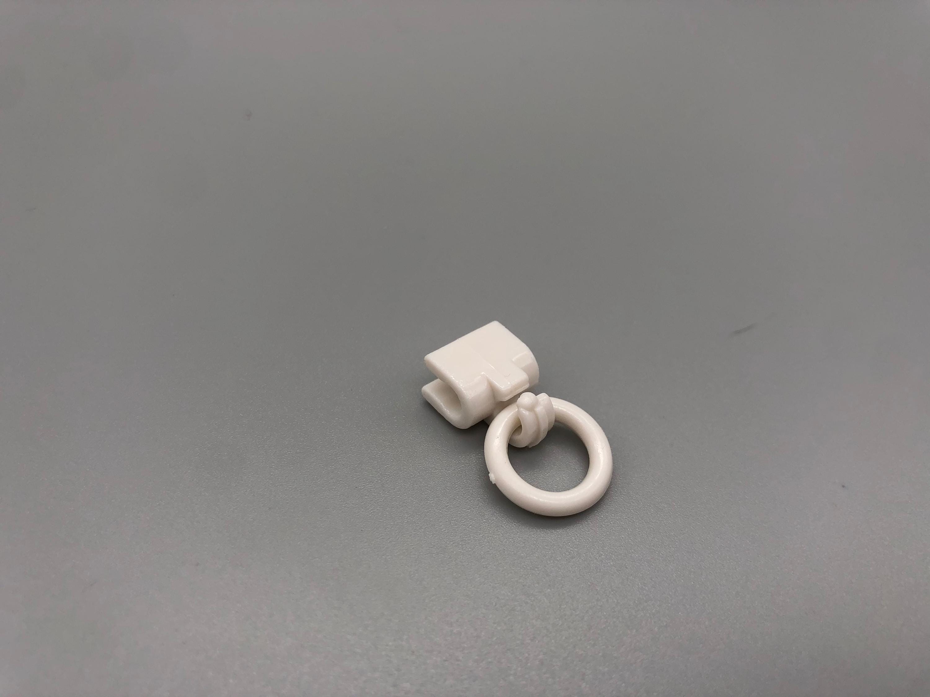 Band Stopper Weißer Klemmring Raffrollo Sicherung - Für 4 Mm