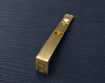 Brass Flush Bolt (100-200mm) - Concealed Door Bolt Hardware