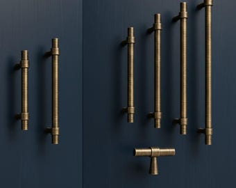 Antique Solid Brass Cabinet Handles Modern Design