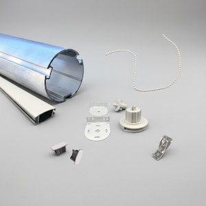 Roller Blinds Kit Heavy Duty – 45mm Tube & Bottom Bar + Full Kit (60cm–350cm)