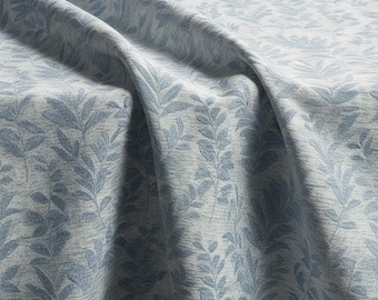 Liściasta tkanina żakardowa – tkanina na zasłony, firanki i tapicerkę – 6 kolorów