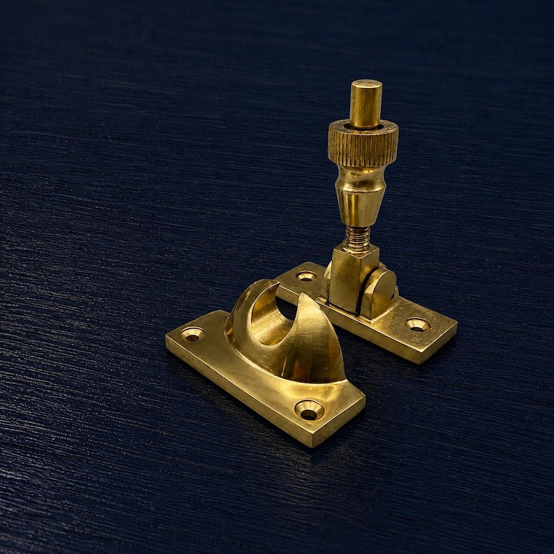 Threaded Window Stay Solid Brass Sash Window Brighton Fastener 60mm – Solid Brass ...