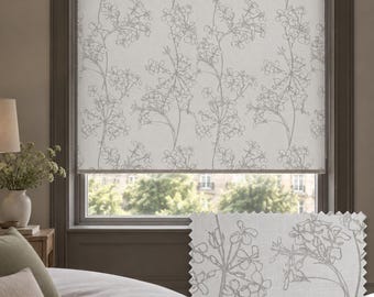 Ayana White Roller Blind, Made to Measure