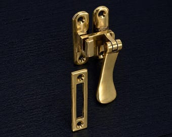 Victorian Casement Fastener Hook Mortice 100mm - Antique Window Lock