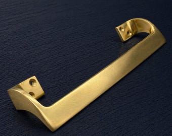Zware massief messing deurgrepen - maat 225 mm en 300 mm - (pak van 1-2 stuks)