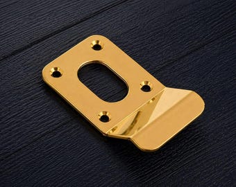 Maniglia a cilindro ovale in ottone 90 x 45 mm - Accessori per porte tradizionali (confezione da 2)