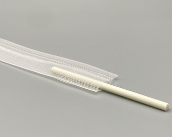 10mtr x Clear Roman Blind Lining Tape - 27mm Wide for Sheers & Voiles Fabrics - 10mtr