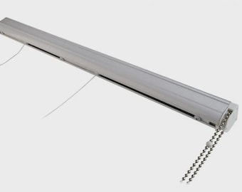 Heavy Duty Chain-Operated Metal Roman Blind Headrail – Headrail Only