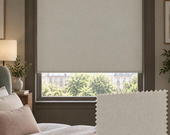 Basix Calico Roller Blind, Made to Measure