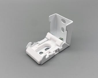 5 soportes tensores angulares para persianas romanas: montaje tensado en pared y techo (paquete de 5)