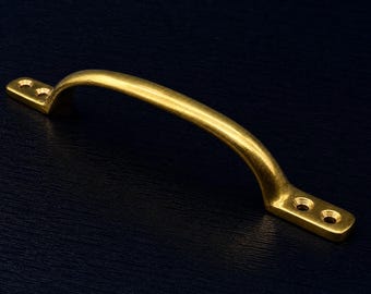 Brass Sash Handle (125-150mm) - Traditional Window Handle