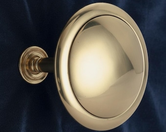 Mocowania zasłon z litego mosiądzu w stylu wiktoriańskim – para