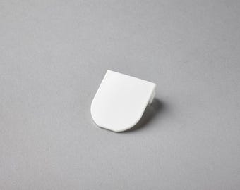 2 tapas de repuesto para rieles de persianas romanas (paquete de 2)