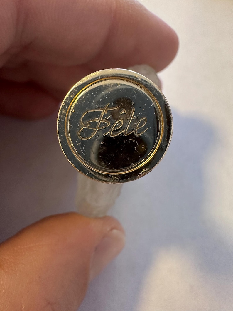 Vintage Molyneux Fete pure Parfum Extrait Bottle in Case - Paris