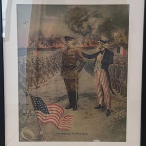 Original 1917 WWI poster