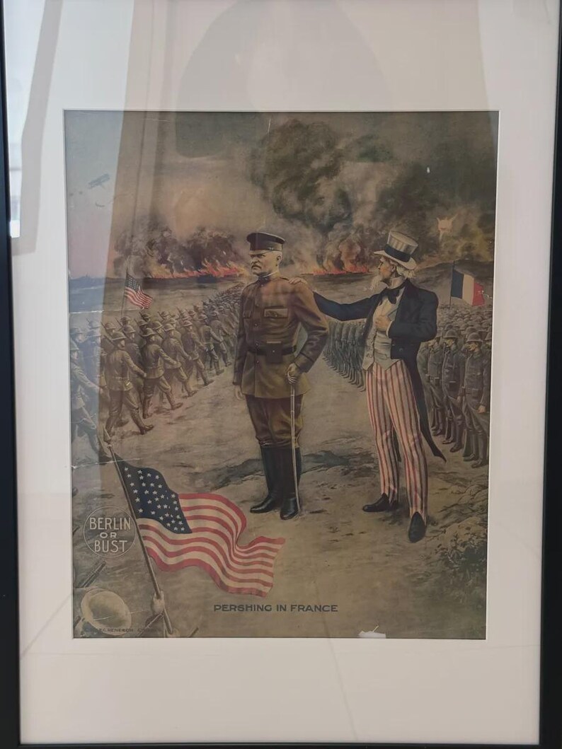 Original 1917 WWI poster