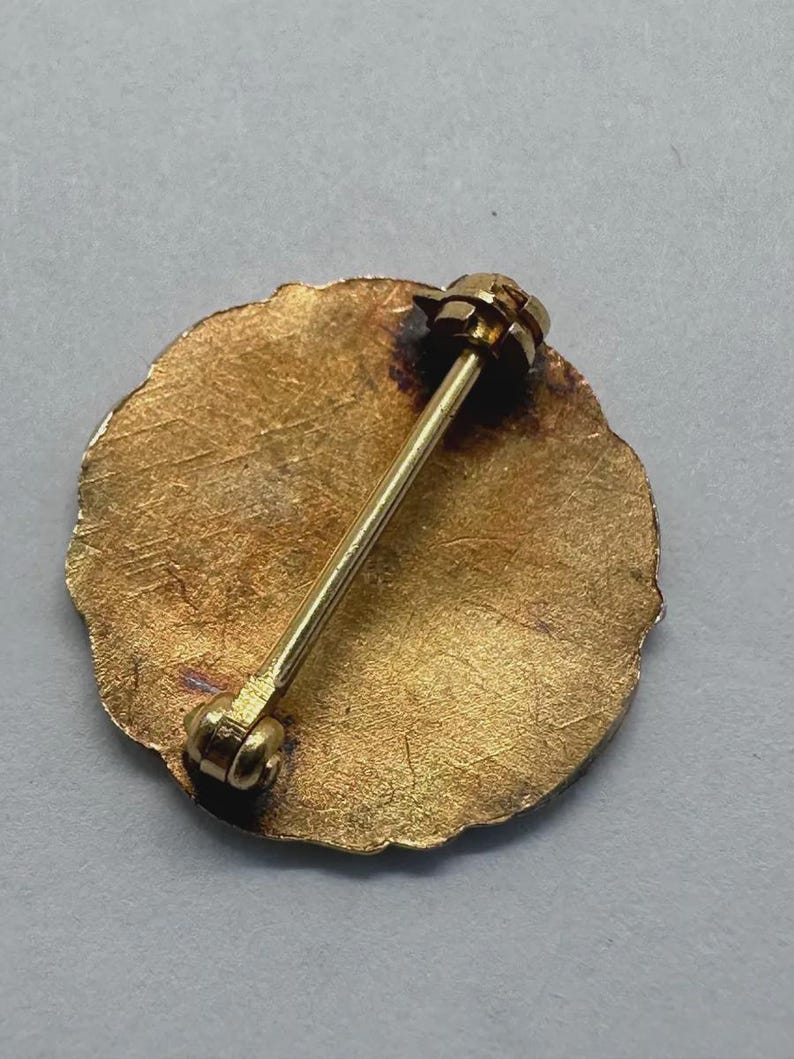 Early 20th Century J.W.B. Enamel Pin