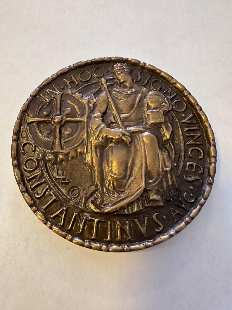 "The Society of Medalists" - 61st Issue Bronze Medal - By Leo Lentelli - Original Box