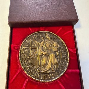 "The Society of Medalists" - 61st Issue Bronze Medal - By Leo Lentelli - Original Box