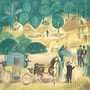Nahum Gutman lithograph, 147/200