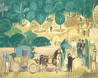 Nahum Gutman lithograph, 147/200